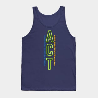 motivational text design Tank Top